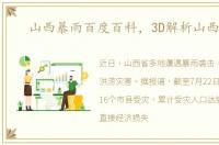 山西暴雨百度百科，3D解析山西暴雨