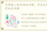 肖特基二极管特性详解，有关肖特基二极管知识详解