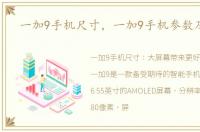 一加9手机尺寸，一加9手机参数及价格