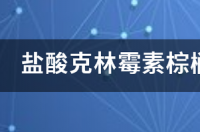 盐酸克林霉素棕榈酸酯颗粒是不是消炎药拔牙了可以喝吗？ 盐酸克林霉素棕榈酸酯干混悬剂
