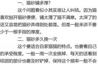 猫砂盆多久彻底换一次？ 猫砂多久全部换一次
