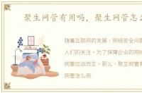 聚生网管有用吗，聚生网管怎么用