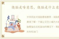 烧胎是啥意思，烧胎是什么意思