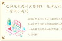 电脑死机是什么原因?，电脑死机是由于什么原因引起的