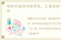 西班牙语培训班学校，上海西班牙语培训班