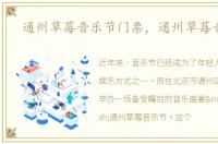 通州草莓音乐节门票，通州草莓音乐节