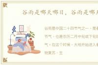谷雨是哪天哪日，谷雨是哪天