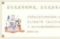 自行式房车的种类，自行式房车是什么