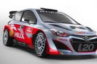 “失足”的现代i20拉力赛车 现代i20 wrc