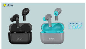 带蓝牙5.3的pTron Bassbuds NEO总播放时间长达35小时促销价为卢比899