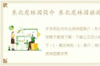 东北虎林园简介 东北虎林园旅游攻略