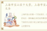 上海市宝山区十大景，上海市宝山区景点大全