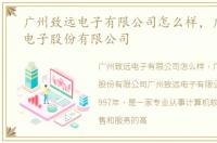 广州致远电子有限公司怎么样，广州致远电子股份有限公司
