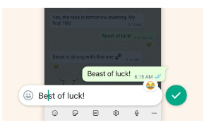 WhatsApp现在允许您在发送后最多15分钟内编辑消息