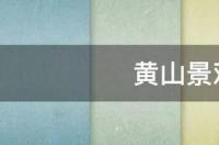 黄山景观有哪些 黄山景点有哪些