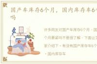 国产车库存6个月，国内库存车6个月要紧吗