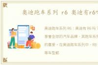 奥迪跑车系列 r6 奥迪有r6吗