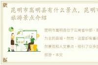 昆明市嵩明县有什么景点，昆明市嵩明县旅游景点介绍