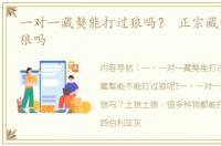 一对一藏獒能打过狼吗？ 正宗藏獒能打过狼吗