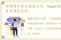 哇嘎搜不到资源怎么办，Vagaa哇嘎不能搜索资源怎么办