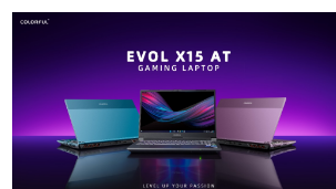 Colorful推出了EVOLX15AT游戏笔记本电脑