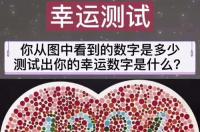 怎么查看幸运数字？ 测幸运数字