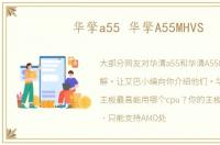 华擎a55 华擎A55MHVS