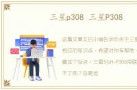 三星p308 三星P308