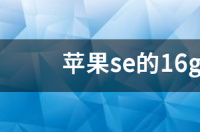 苹果se的16g内存可以扩展内存吗 苹果16g内存怎么扩大内存