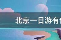 北京一日游有什么好玩的地方 北京好玩的地方一日游