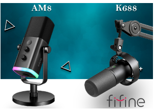 Fifine Microphone推出了两款全新的专业USB麦克风