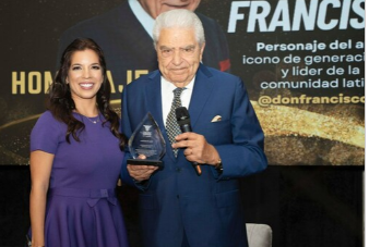 DON FRANCISCO在拉丁裔华尔街颁奖典礼上荣获致敬奖和世代偶像奖