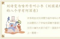 刘诗雯为啥外号叫小枣（刘国梁给刘诗雯的八个字有何深意）