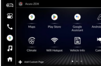 讴歌ZDX EV获得安卓Auto和内置的谷歌应用程序