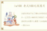 ls100 老式100元钱图片