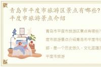 青岛市平度市旅游区景点有哪些?，青岛市平度市旅游景点介绍