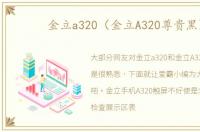 金立a320（金立A320尊贵黑）