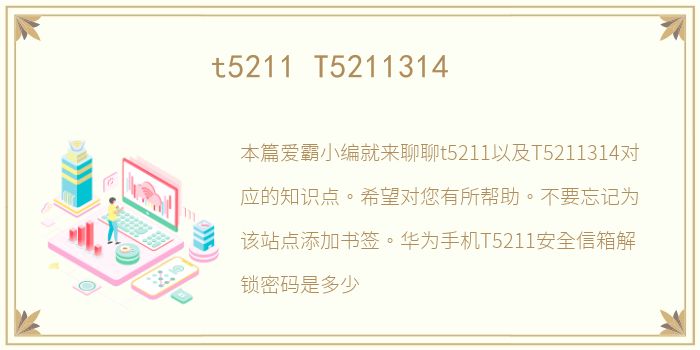 t5211 T5211314