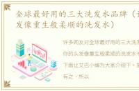 全球最好用的三大洗发水品牌（让你的头发像重生般柔顺的洗发水）