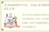 至强e5440的介绍，Intel至强E5450这个CPU怎么样