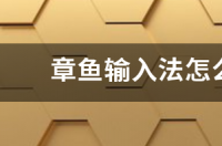 章鱼输入法怎么边打字边写字？ 章鱼输入法