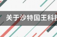 关于沙特国王科技大学的申请方式 沙特国王科技大学博士申请条件