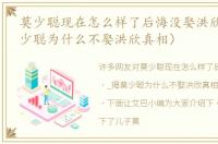 莫少聪现在怎么样了后悔没娶洪欣（_揭莫少聪为什么不娶洪欣真相）