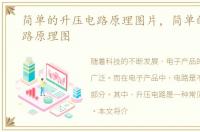 简单的升压电路原理图片，简单的升压电路原理图