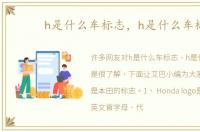 h是什么车标志，h是什么车标
