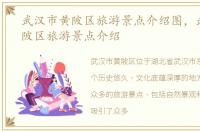 武汉市黄陂区旅游景点介绍图，武汉市黄陂区旅游景点介绍