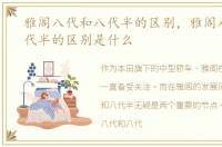 雅阁八代和八代半的区别，雅阁八代与八代半的区别是什么