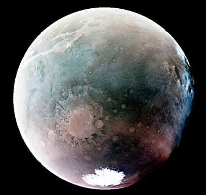 MAVEN在紫外线下观察火星