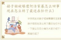 赫子铭被曝遭何洁家暴怎么回事（赫子铭现在怎么样了最近在忙什么）
