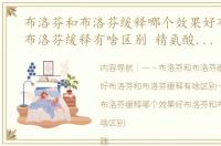 布洛芬和布洛芬缓释哪个效果好布洛芬和布洛芬缓释有啥区别 精氨酸布洛芬片和布洛芬缓释胶囊哪个好